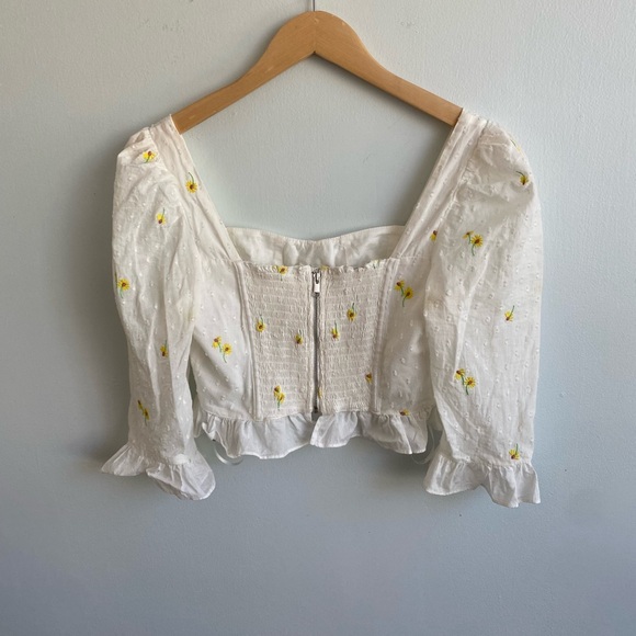 For Love and Lemons 🍋 Puff Sleeve Top - Picture 2 of 5